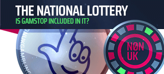 header image of gamstop and the National Lottery