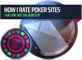 image of how poker sites not on gamstop are rated