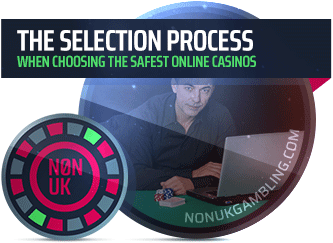 online casino selection process image